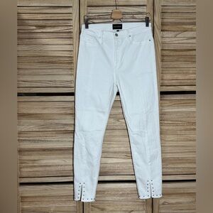 Black Orchid White Women's Skinny Jeans